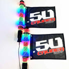 PAIR of Fat LED Whips | PAIR of 50 Caliber Racing Fat LED Whips