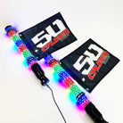  | PAIR of 50 Caliber Racing Fat LED Whips