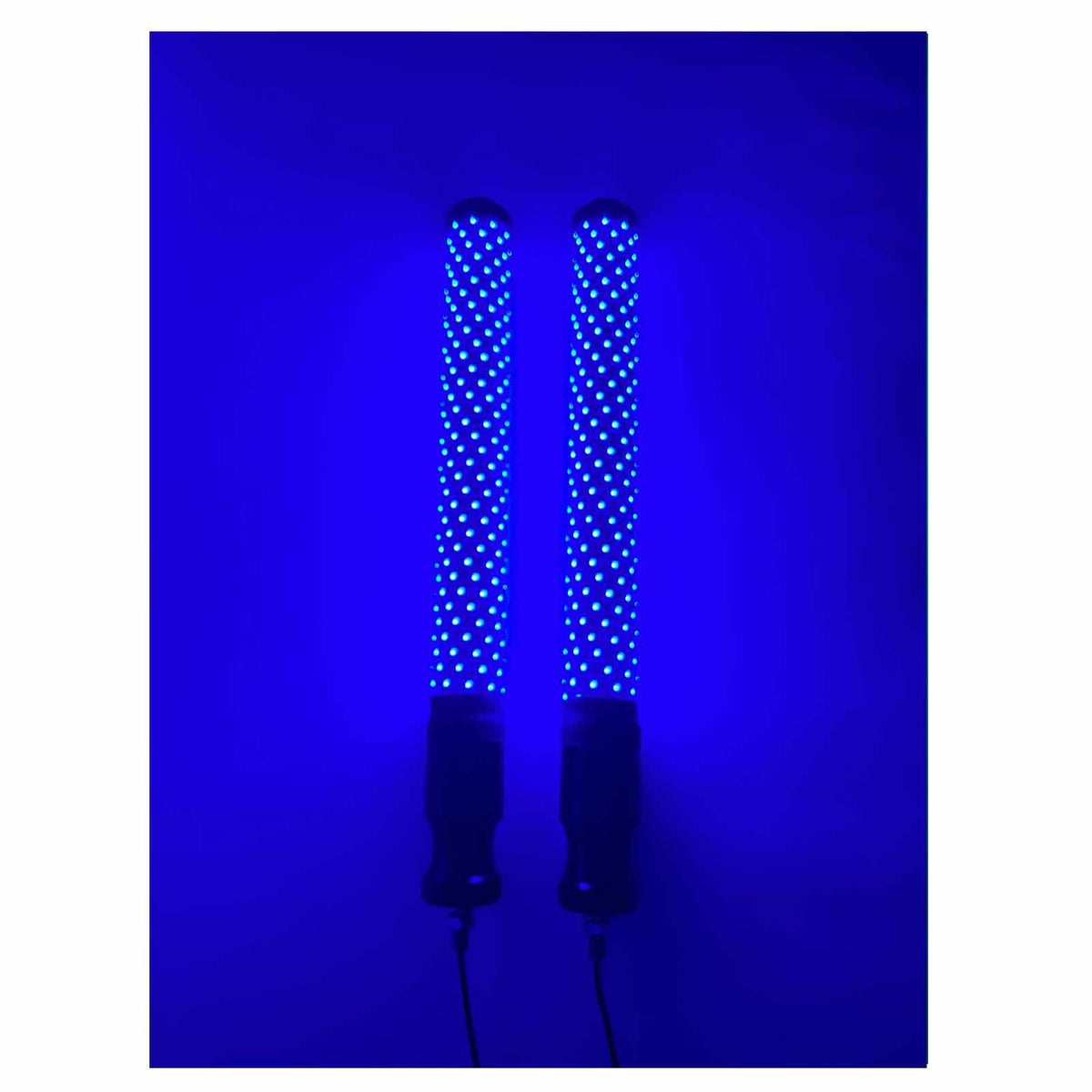 PAIR of Fat LED Whips | PAIR of 50 Caliber Racing Fat LED Whips