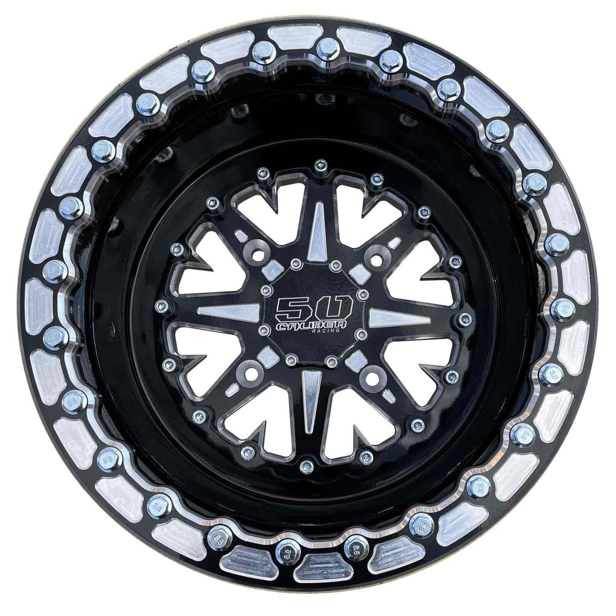 502 RZR XP 1000 Beadlock Wheels 4x156 | 50 Caliber Racing 502 Billet Aluminum Beadlock Wheel