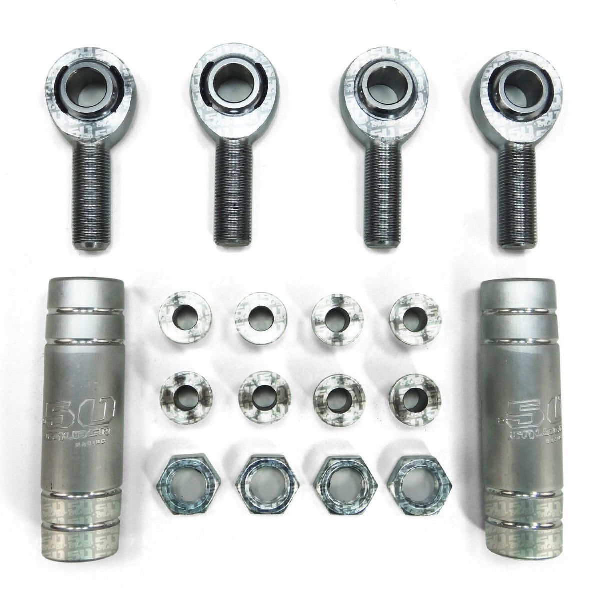 Raw Silver | Polaris RZR XP1000 XP Turbo Heavy Duty Sway Bar Link Kit (fits both 2 and 4 seat models) 
